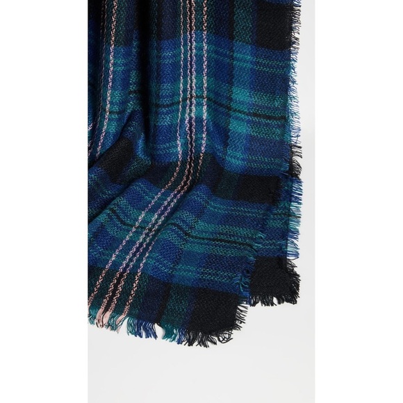 Jewel Plaid Scarf Hat Attack New York - Picture 3 of 3